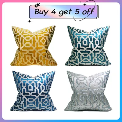 Neuankömmling bunte abstrakte Kissen bezug Kissen bezug Luxus Polyester/Baumwolle für Sofa und Bett Image