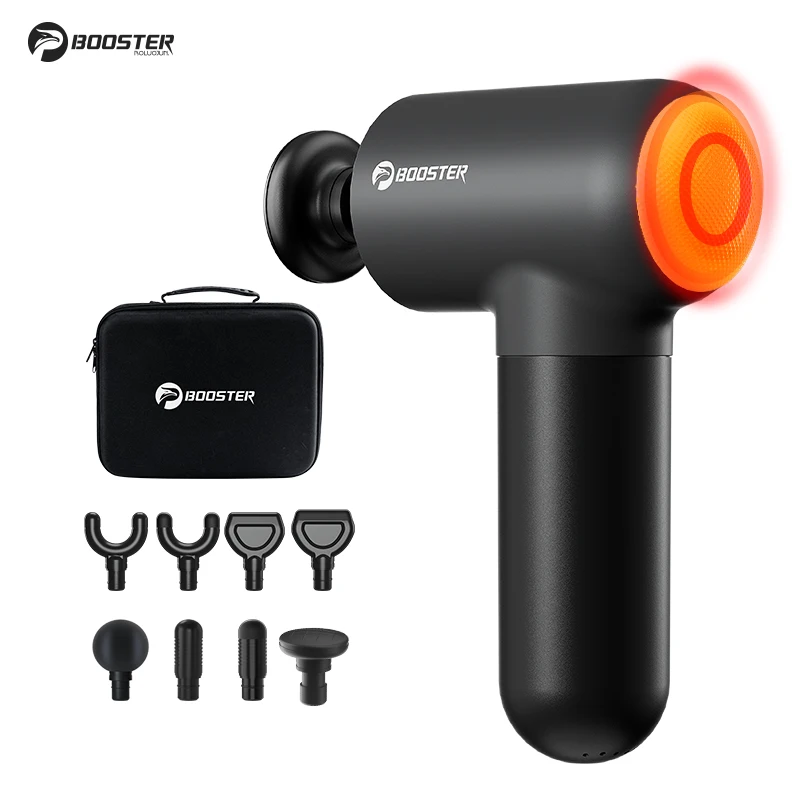 Booster v3 Massage pistole Mini elektrische Körper massage gerät zurück tragbare Muskel Faszie Pistole Fitness heiße Kompresse 6 Gänge Image