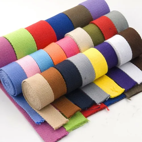 20MM 5 Yards/lot Bunte Baumwolle Leinwand Gurtband/Bias/Band Tasche Gurtband Bekleidung Diy Handwerk