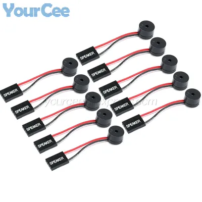 10 stücke/1 stück Mini Stecker Lautsprecher Motherboard Sounder Summer Bord Beep Alarm Lautsprecher Image