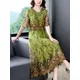 Sommer Stickerei Natur Seide Mesh Blumen sexy Midi Kleid Frühling Korea Mode Strand kleid Frauen