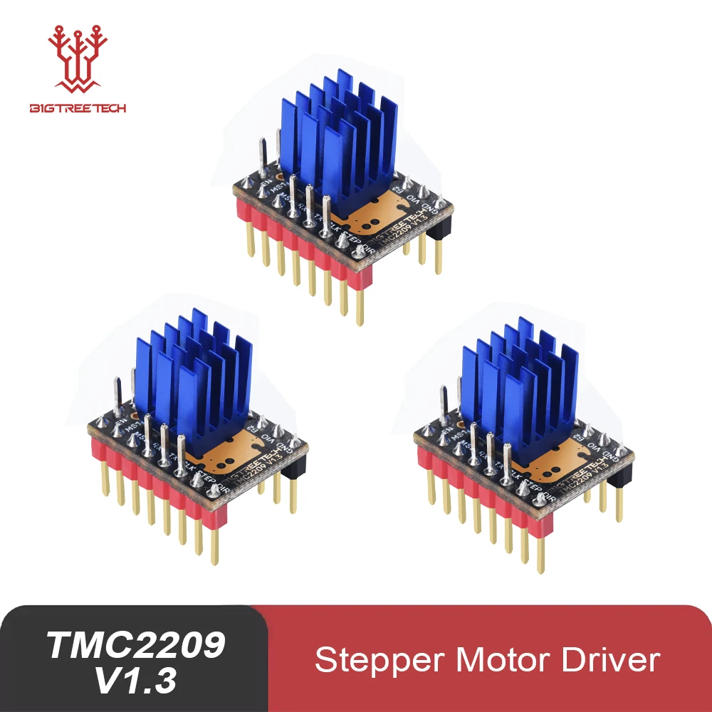 BIGTREETECH TMC2209 V1.3 Schrittmotortreiber UART VS TMC2208 TMC2130 3D-Druckerteile für Octopus V1.1 SKR 2 Board Ender 3 V2 Image