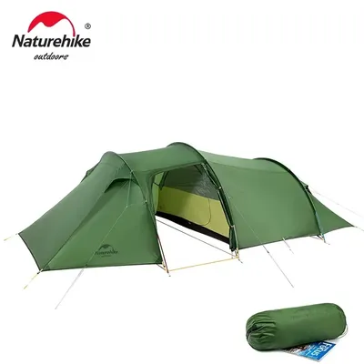 Naturehike Opalus 2 3 4 Zelt 2 3 4 Personen Wanderzelt 4-Jahreszeiten-Zelt Ultraleichtes Familien-Reisezelt 20D Wasserdichtes Campingzelt