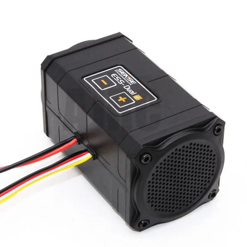 AJRC Ess-dual dual dual horn simulation sound gruppe motor sound mit halterung trx-4 trx6 scx10 d90 axial motor sound simulator Image