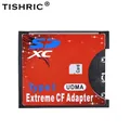 TISHRIC WiFi SD auf CF Karte Adapter MMC SDHC SDXC zu Standard Compact Flash Typ I Karte Konverter