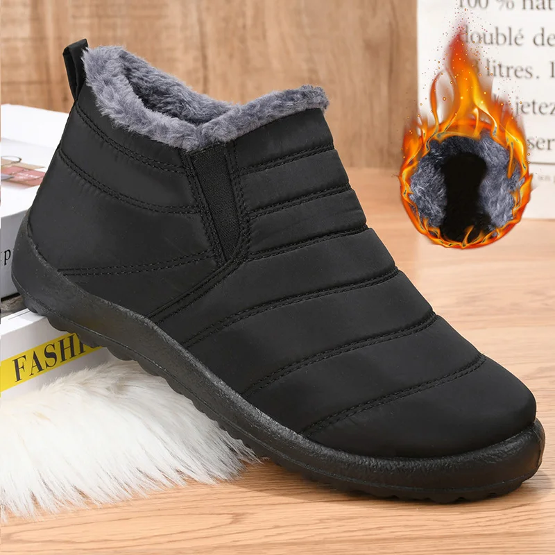Stiefel Männer Schnee Outdoor Herren Pelz Schuhe männer Winter Stiefel Wandern Stiefeletten Wasserdichte Männer Schuhe Arbeit Schuhe Schuhe
