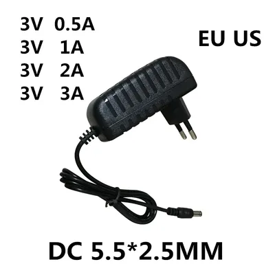 1PCS AC/DC Adapter DC 3V 0,5A 1A 2A 3A AC 100-240V Konverter power Adapter 5Volt 1000MA Netzteil Ladegerät EU UNS Stecker