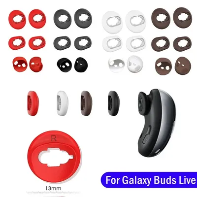 Für Samsung Galaxy Buds Live Weiche Silikon Ohrhörer Abdeckung Eartips Cap Buds Live Rutschfeste Ohrstöpsel 1:1 Passend für Galaxy Buds Live Image