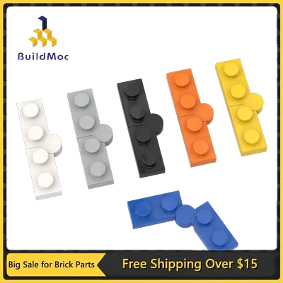 10Pcs MOC Teile 73983 19954 2429 Scharnier Platte 1x4 Swivel Kompatibel Bricks DIY Assmble Bausteine