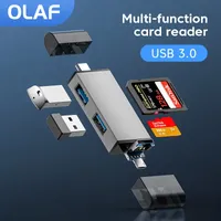 Olaf 7 in 1 otg micro sd kartenleser usb flash drive speicher tf sd kartenleser typ c 3 1 zu usb