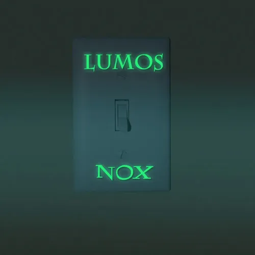 Hot 1PC nacht Licht Leucht LUMOS & NOX aufkleber wand aufkleber für kinder zimmer wand aufkleber
