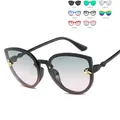 Mayten Mode süße Sonnenbrille für Jungen Mädchen Kinder Sonnenbrille Katzenauge Bienen form UV400