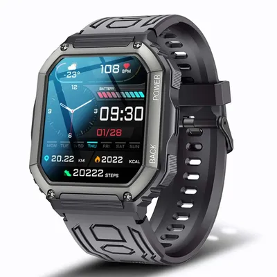 Senbono smart watch männer große akku musik spielen fitness tracker bluetooth wahl anruf sport Image