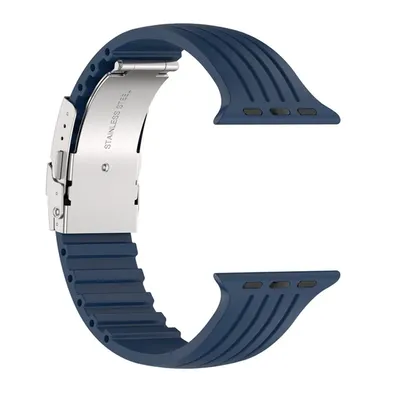 Riemen für Apple Watch Band 44 mm 40 mm 49 mm 45 mm 41 mm 46 mm 38 42 mm Silikonarmband Correa Image