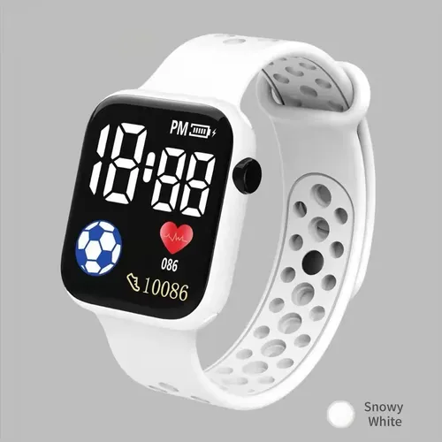 2023 LED Digitaluhr für Kinder Jungen Sport wasserdichte Uhren Mädchen Silikon Digitaluhr lässig
