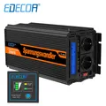 EDECOA 3000W DC 12V 24V zu AC 220V 230V Konverter modifizierter Sinus-Wechselrichter 3KW