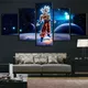 Manga 5 Panels Dragon Ball Goku Super Saiyan Wand Anime Poster Comic Leinwand Malerei Bild Hause