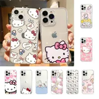 H-hallo kitty-y Handy hülle für iPhone 7 8 plus x xr xs 11 12 13 se2020 Mini-Handys iPhones 14 Pro