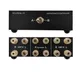 2-weg amp verstärker/lautsprecher lautsprecher selector switch box stereo audio eingang signal