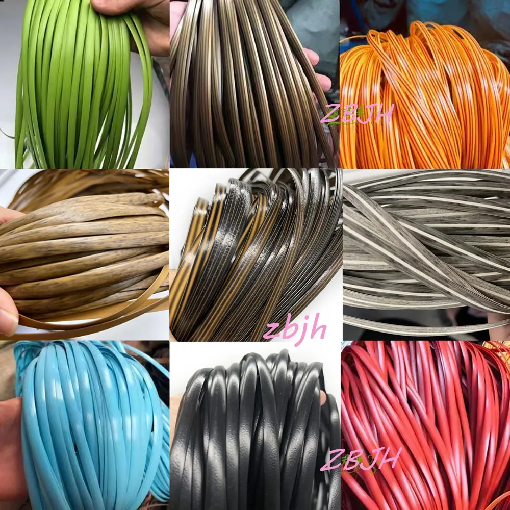 500g 70M colorflat rattan Möbel weben DIY hand woven materia rattan stuhl balkon stuhl Reparatur material kunststoff rattan