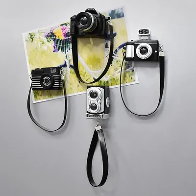 Retro Kamera Kühlschrank Aufkleber Magnet 3D Dreidimensionale Persönlichkeit Magnet Magnet Küche Image