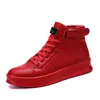 Heißer Verkauf Mode Rote Turnschuhe Männer Komfortable High top Skateboard Schuhe Mann Designer