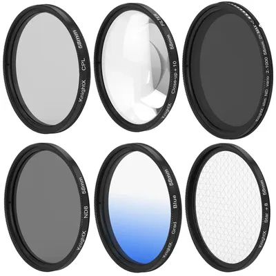 KnightX FLD UV CPL ND Stern Polarisator Kamera Objektiv Filter Für Canon Sony Nikon 52mm 58mm 67mm Foto D5500 2000d 1200d 60d 50d Set