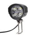 36V 48V 60V E-Bike Horn Licht Elektrische Fahrrad 4 LED Scheinwerfer 12W Wasserdicht 2 in 1 Horn und