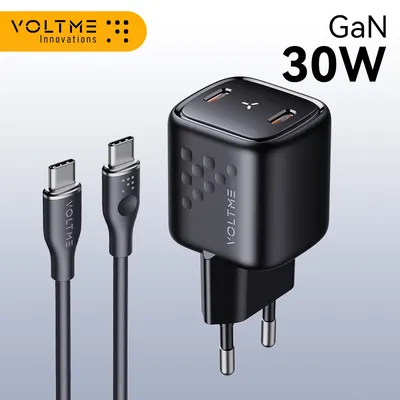 VOLTME GaN 30 W Schnelles USB-Ladegerät PD Schnellladung für iPhone 15 14 USB Typ C Schnellladegerät Image