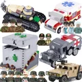 Militär gepanzerte Auto Bausteine Soldat Figuren Geschenke Spielzeug Waffen Waffen Panzer