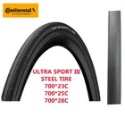 Continental Ultra Sport III Straße Draht Reifen 700 x 23c 25c 28c Fahrrad Reifen Fahrrad Aufklappbar
