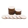 1-10cm Natürlichen Rustikalen Runde Holz Scheibe Kreise DIY Laser Geschnitten Anmelden Discs