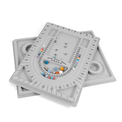 Grau Strömten Perle Bord Armband Perlen Organizer Schmuck, Der Fach Werkbänke Größe Mess Platte