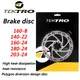 TEKTRO Fahrrad Disc Bremsbeläge Fahrrad Hydraulische Disc Bremsscheiben 160-8 140-22 160-24 180-24