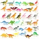 10/24 stücke Mini Dinosaurier Spielzeug Set Kleinen Dinosaurier Figur Simulation Dino Spielzeug