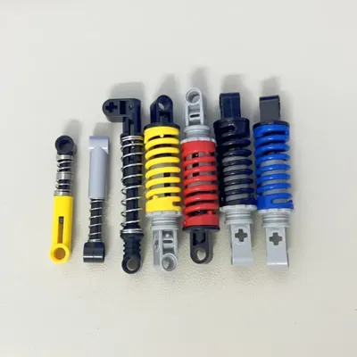731c0 4 76537 731c0 6 76138 79717c01 Stoßdämpfer Ziegel Sammlungen Groß Modulare GBC Spielzeug Für Technische MOC DIY Gebäude blöcke Image
