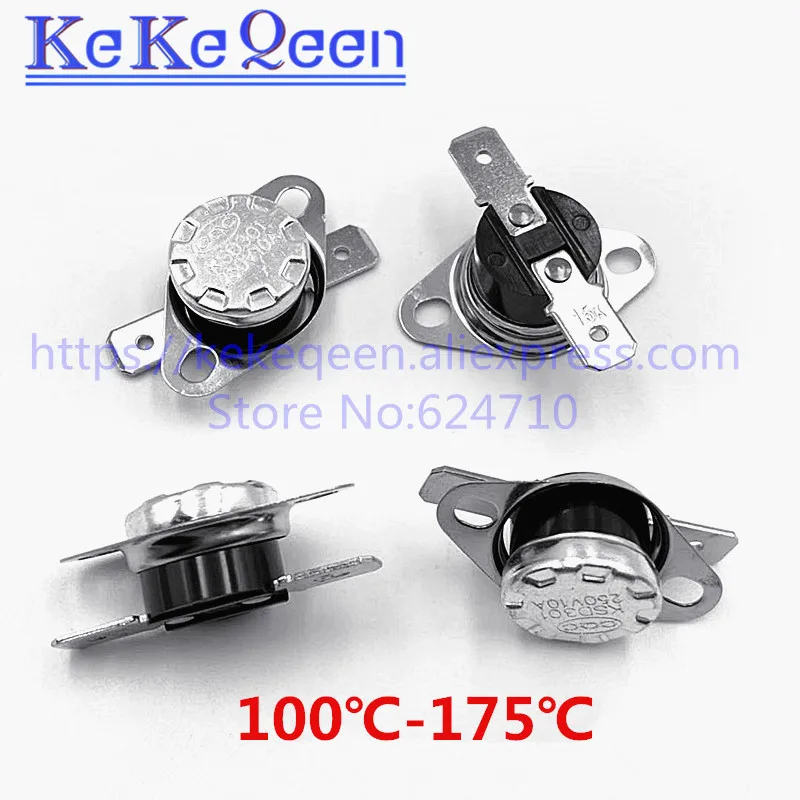 KSD301 250 V 10 A 100 110 115 120 125 130 145 150 155 160 185 190 195 Grad Celsius Thermostat Temperatur Thermische Steuerung Schalter Image
