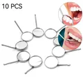 10 stücke/set 2 2 cm Professionelle Dental Mund Spiegel Reflektor Zahnarzt Ausrüstung Edelstahl