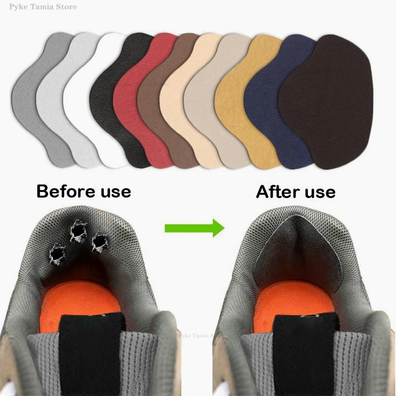 4er-Set Sport-Schuhpolster Einlegesohlen für Sneaker – Fersenreparatur für Herren und Damen – Anti-Verschleiß-Fersensticker – Fußpflege-Einlagen Image