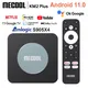 Mecool km2 plus tv box android 11 amlogic s905x4 2 4g/5g 2 t2r bt 2. 0 ddr4 4k hd media player hdr10