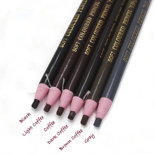 1PCS Wasserdicht Augenbrauen Bleistift Kostenloser Schneiden Natürliche Lang Anhaltende Farbe