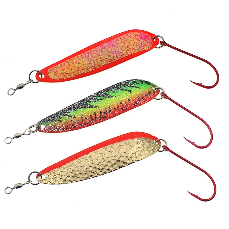 Angeln Löffel Metall Köder Forelle Spinner Köder 21g 3/40z Löffel Köder Harten Köder Wobbler Bass Karpfen pesca Tackle Image