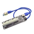 PCIE PCI-E PCI Express X1 zu PCI Riser Card Bus Hohe Effizienz Adapter Konverter USB 3 0 Kabel für