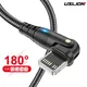 180 3a USB-Kabel drehen Schnell ladekabel für iPhone 14 14pro max 13 13mini 13pro max Handy