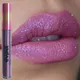 Diamant Glitter Lip Gloss Make-Up 15 Farben Matte-ändern Wasserdicht Anhaltende Shimmer Shiny