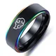 Anime Cosplay Wolke Ringe Japanischen Stil Animation Cosplay Ring Edelstahl Schmuck Titan Stahl