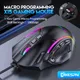 12800dpi freies Gewicht Makro RGB Gaming Maus 12 programmier bare Tasten Spiel Maus RGB Licht max