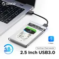Orico 2.5 ''transparentes HDD-Gehäuse Sata zu USB 3 1 Gen2 10 Gbit/s externes Festplatten gehäuse