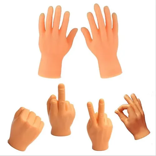 2Pcs Cartoon Lustige Finger Hände Und Finger Füße Gesetzt Kreative Finger Spielzeug Von Spielzeug Um