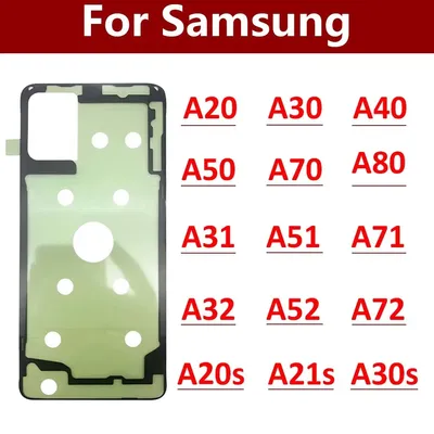 2Pcs Adhesive Aufkleber Zurück Gehäuse Batterie Abdeckung Band Wasserdicht Für Samsung A20 A30 A50